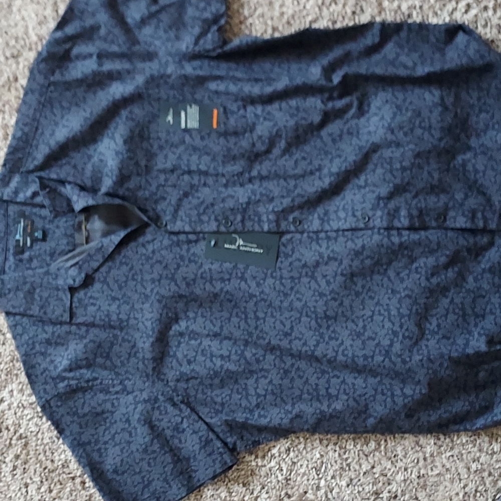 Marc Anthony Short Sleeve button down Polo Shirt -xl brand new